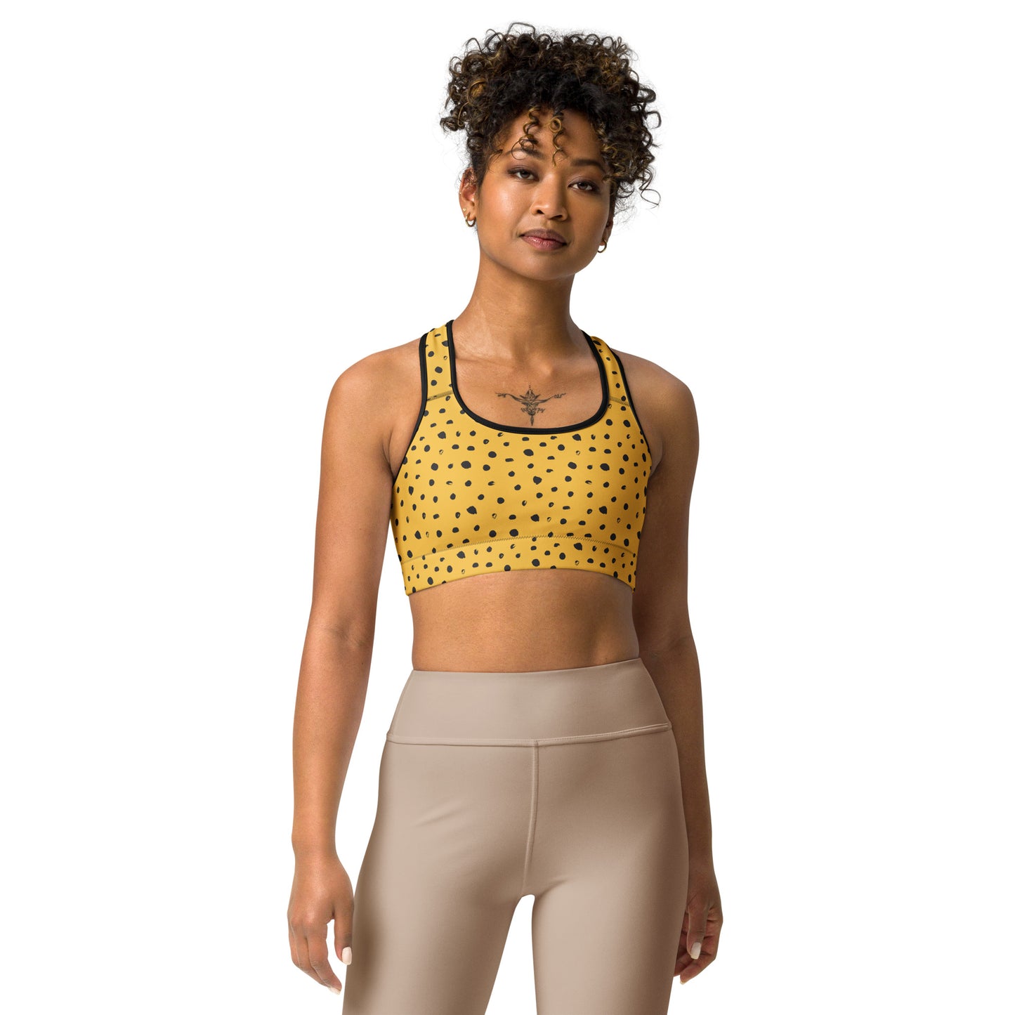 Golden Dots Sports Bra