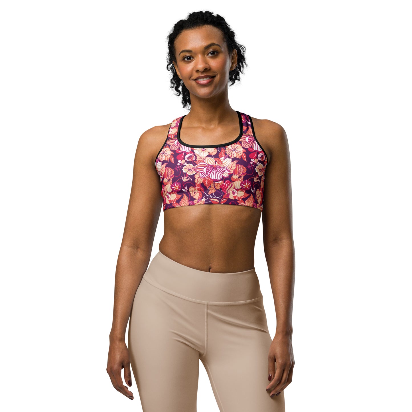 Mystic Petals Sports Bra