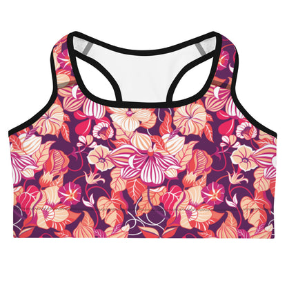 Mystic Petals Sports Bra