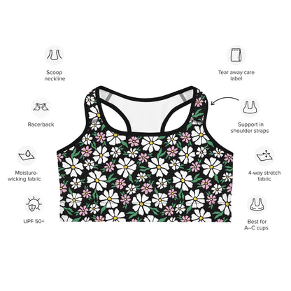 Blooming Buds Sports Bra