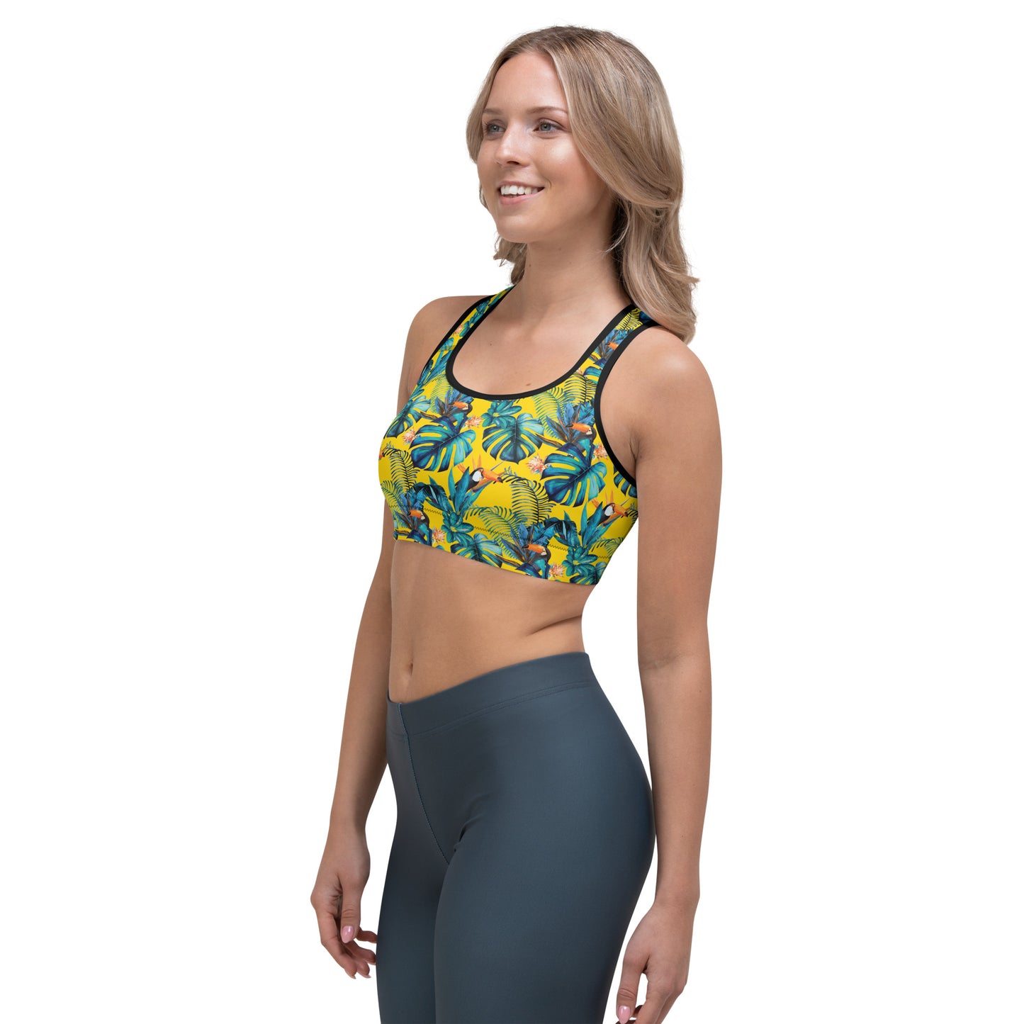 Lemon Leaf Sports Bra