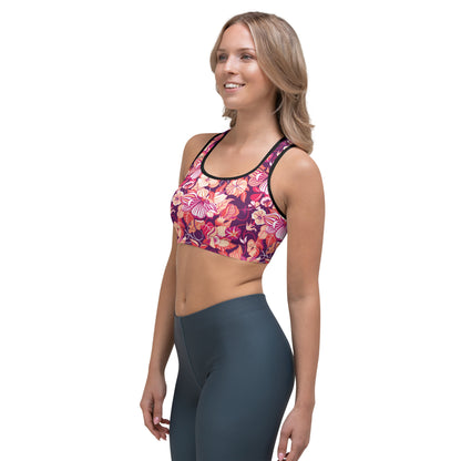 Mystic Petals Sports Bra