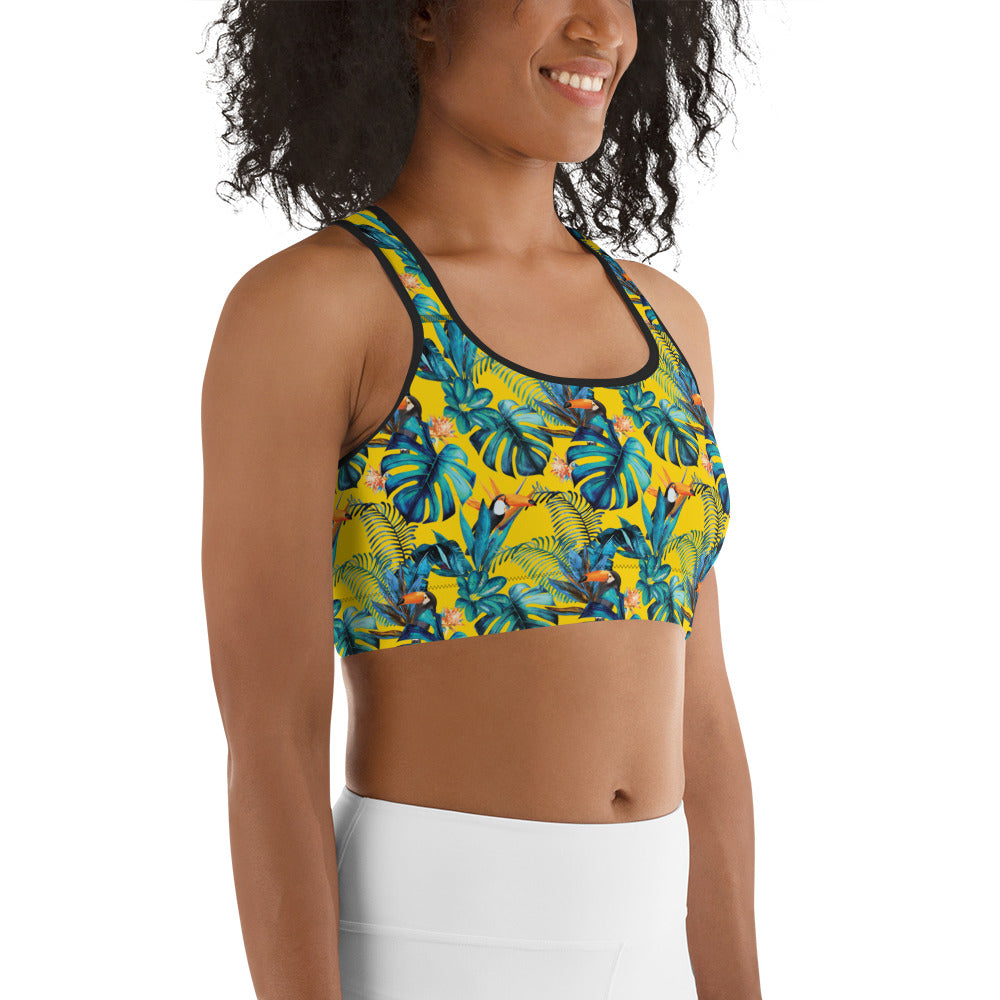 Lemon Leaf Sports Bra