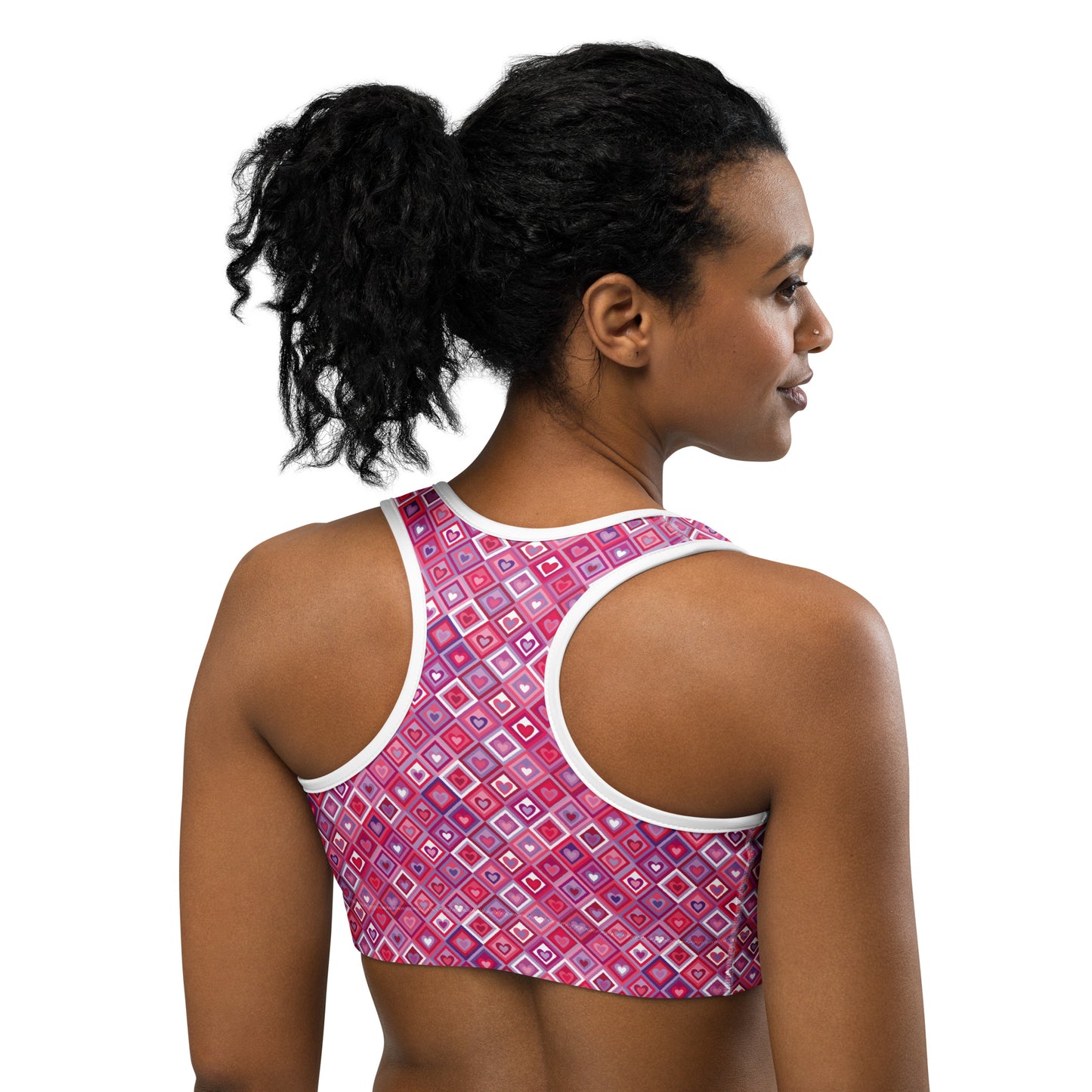 Heartbeat Charm Sports Bra