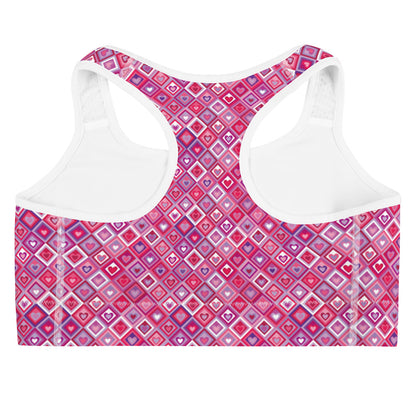 Heartbeat Charm Sports Bra