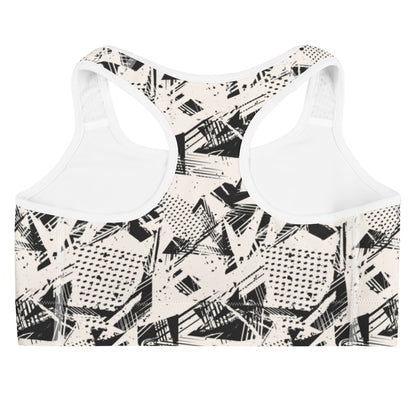 Monochrome Momentum Sports Bra