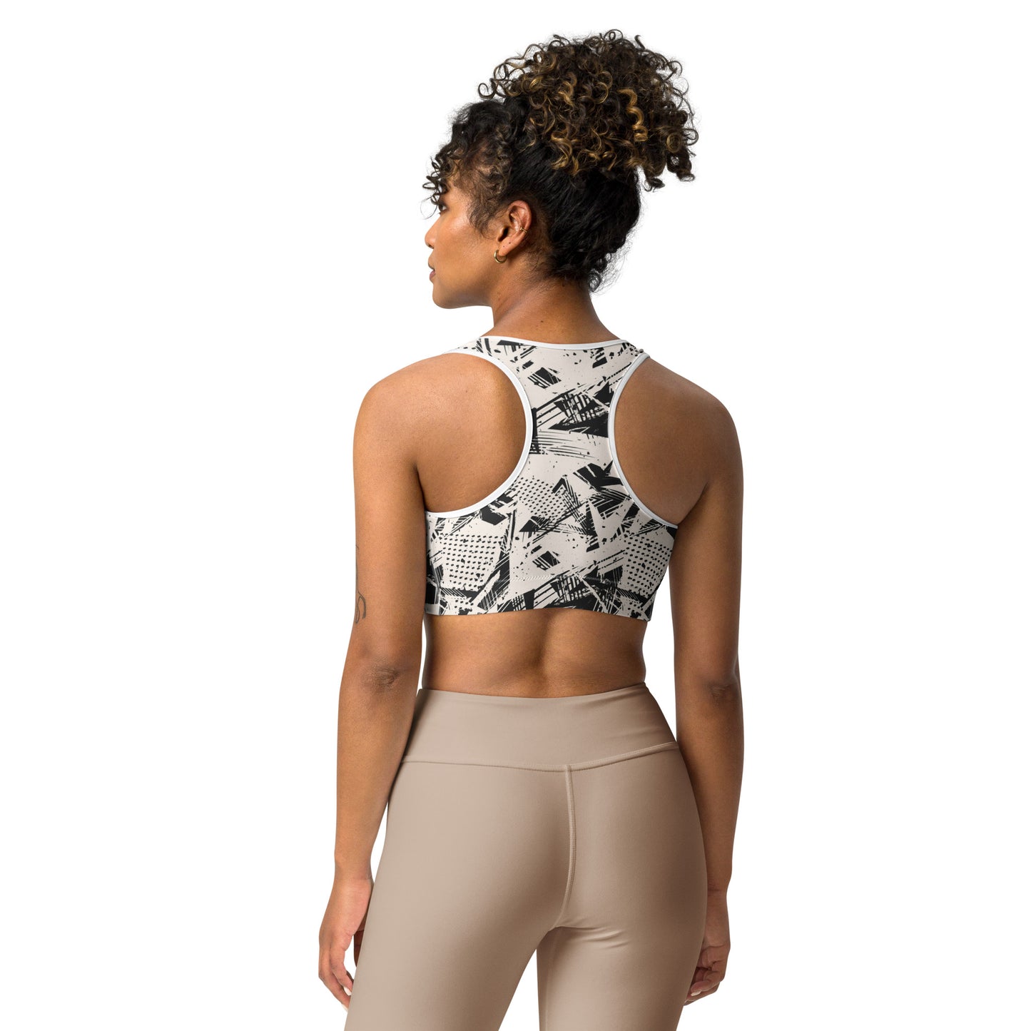 Monochrome Momentum Sports Bra