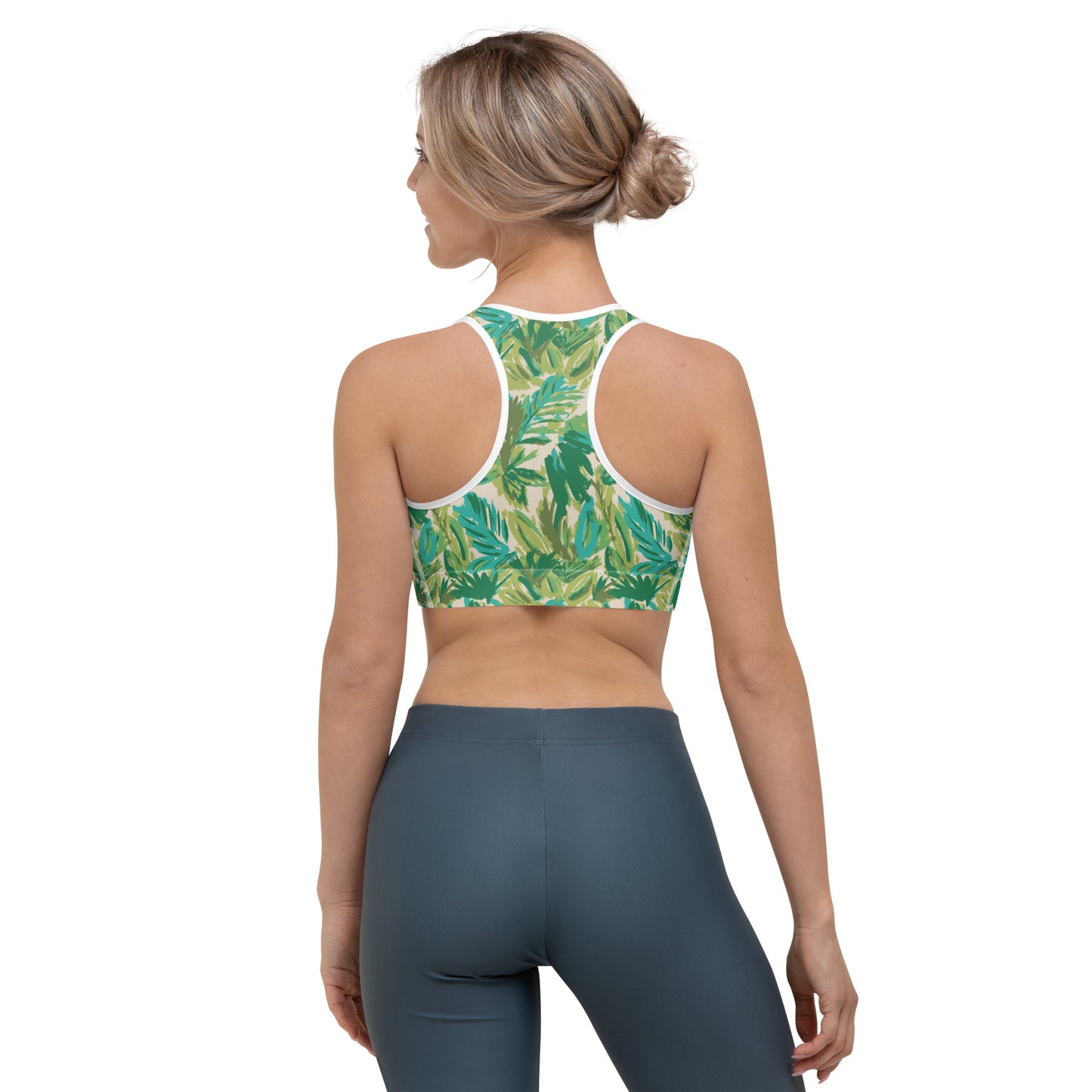 Leafy Luxury Sports Bra