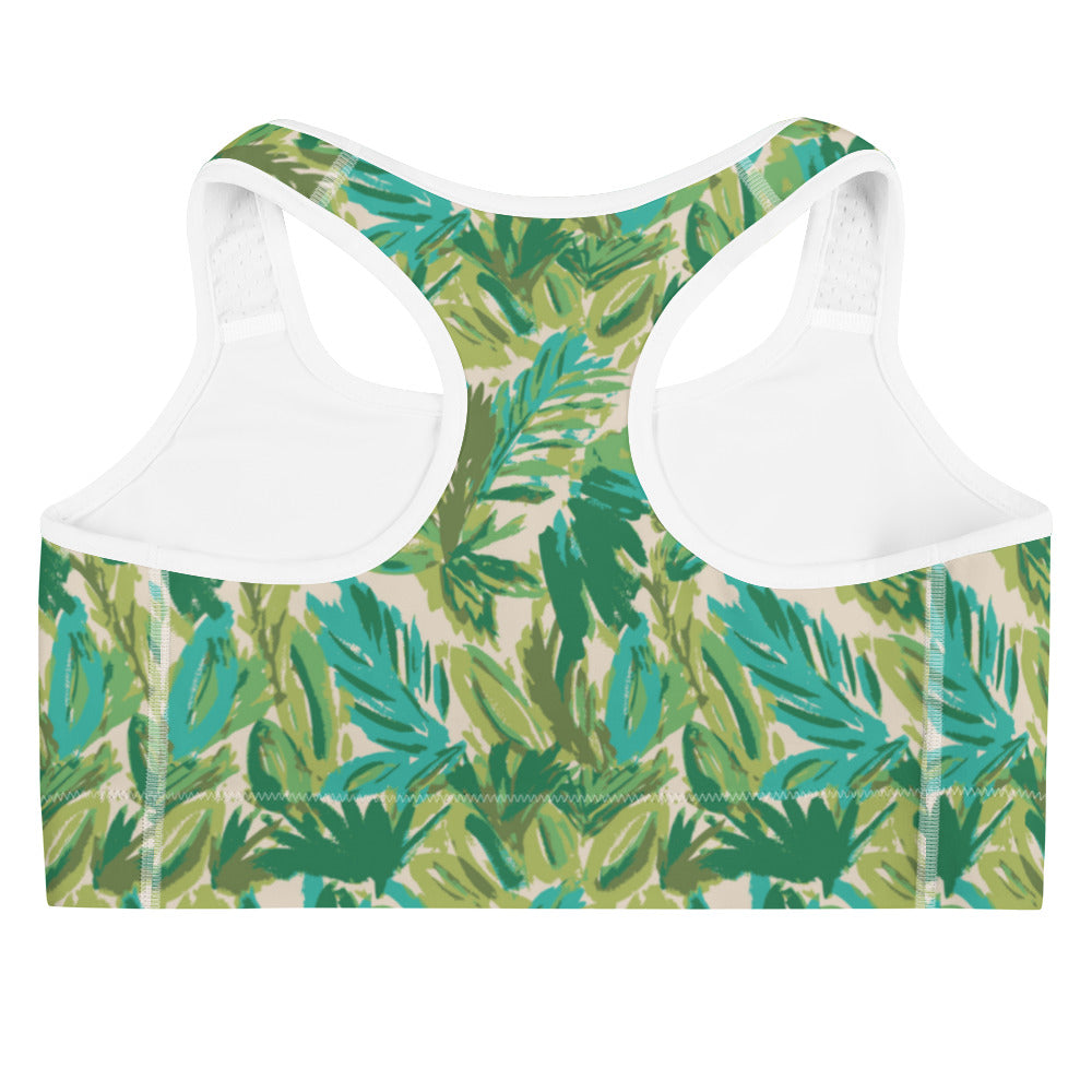 Leafy Luxury Sports Bra