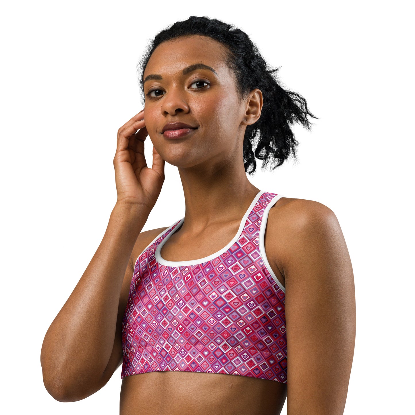 Heartbeat Charm Sports Bra