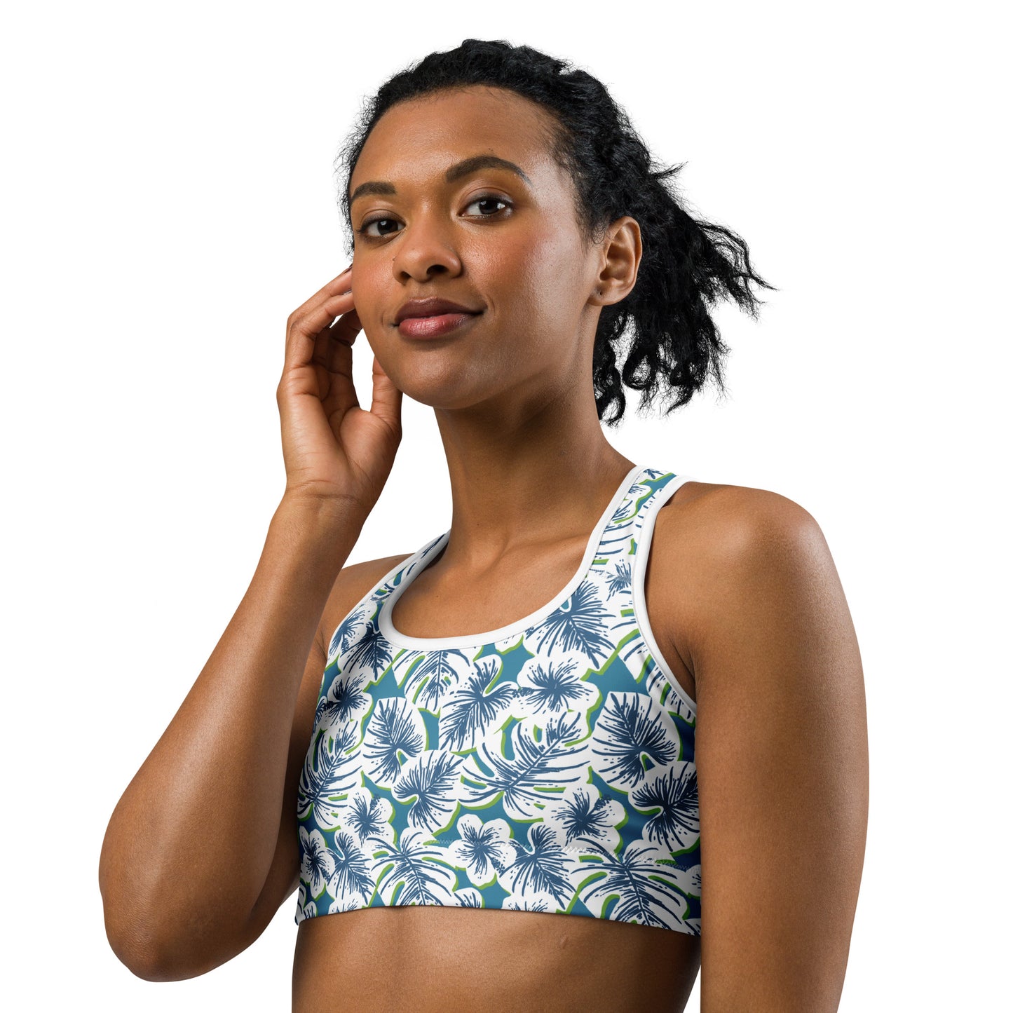 Floral Harmony Sports Bra