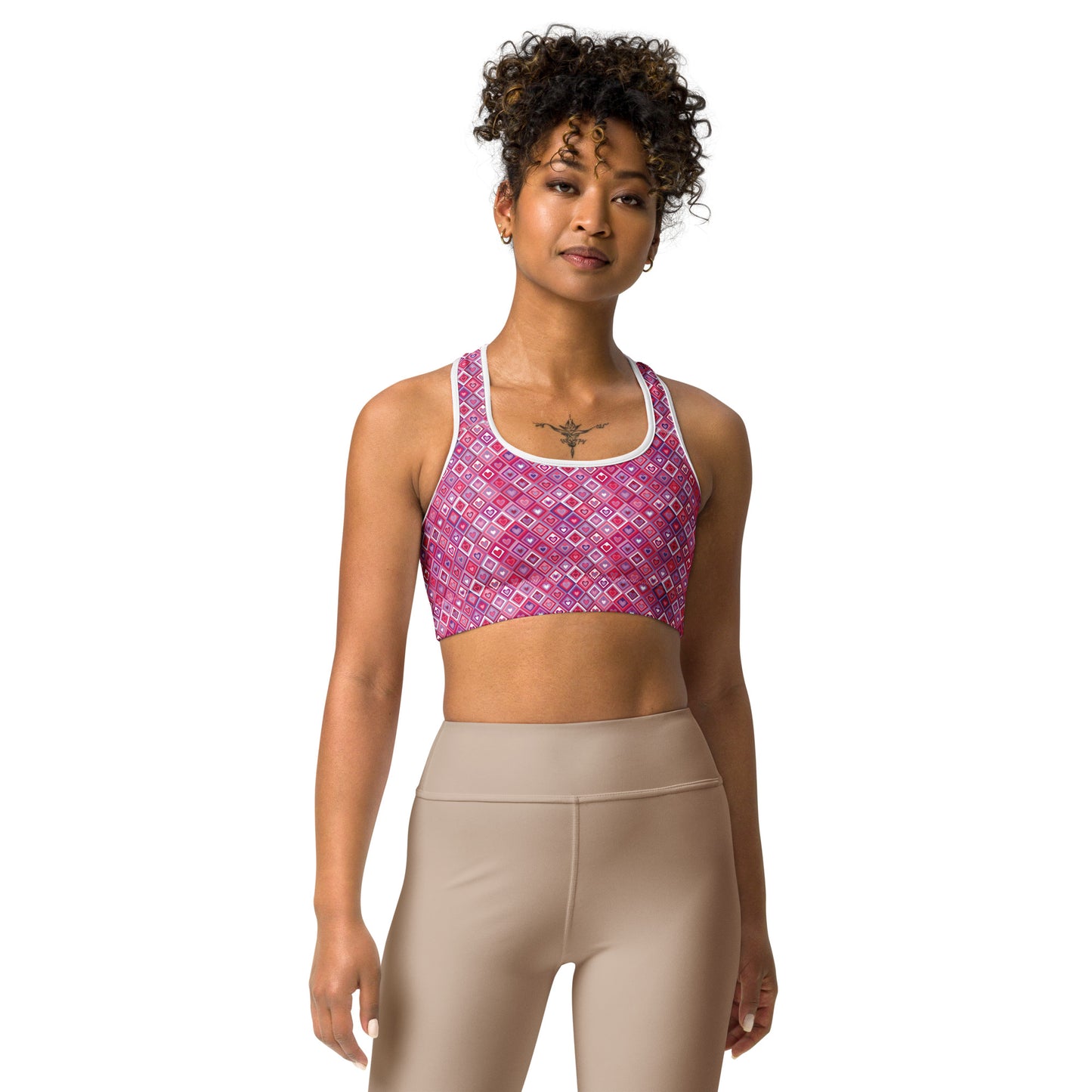 Heartbeat Charm Sports Bra