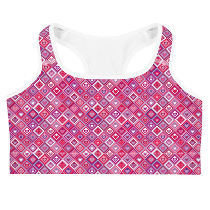 Heartbeat Charm Sports Bra