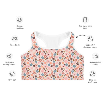 Blooming Garden Sports Bra