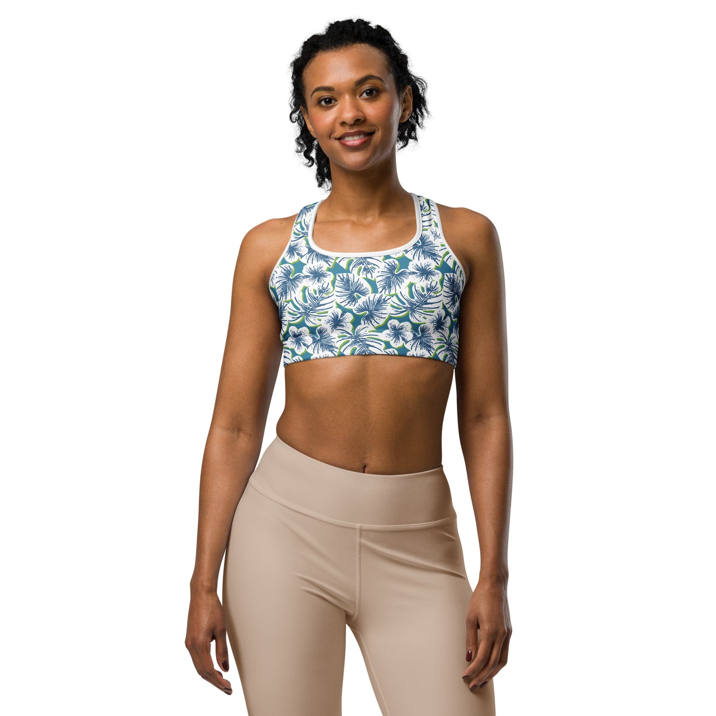 Floral Harmony Sports Bra