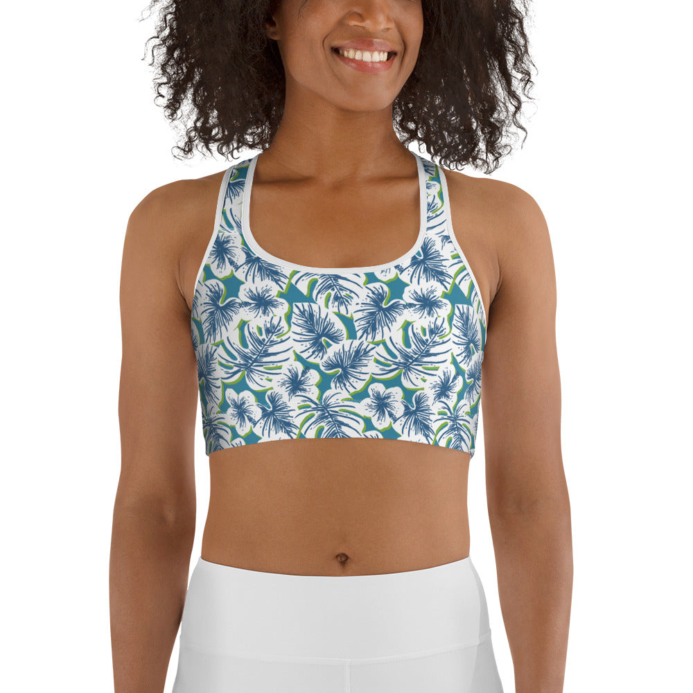 Floral Harmony Sports Bra