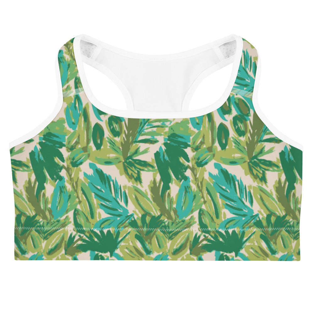 Leafy Luxury Sports Bra