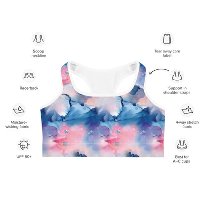 Aquarelle Dream Sports Bra