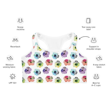 Floral Fiesta Sports Bra