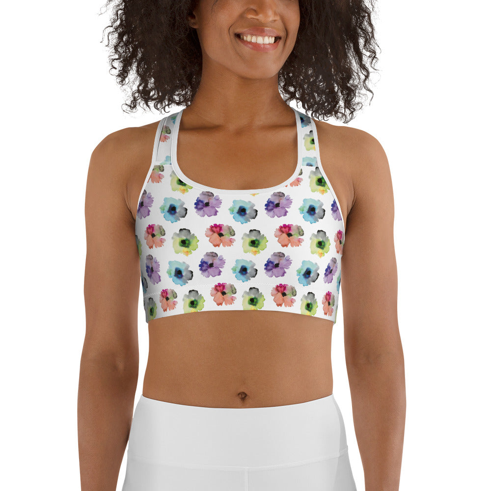 Floral Fiesta Sports Bra