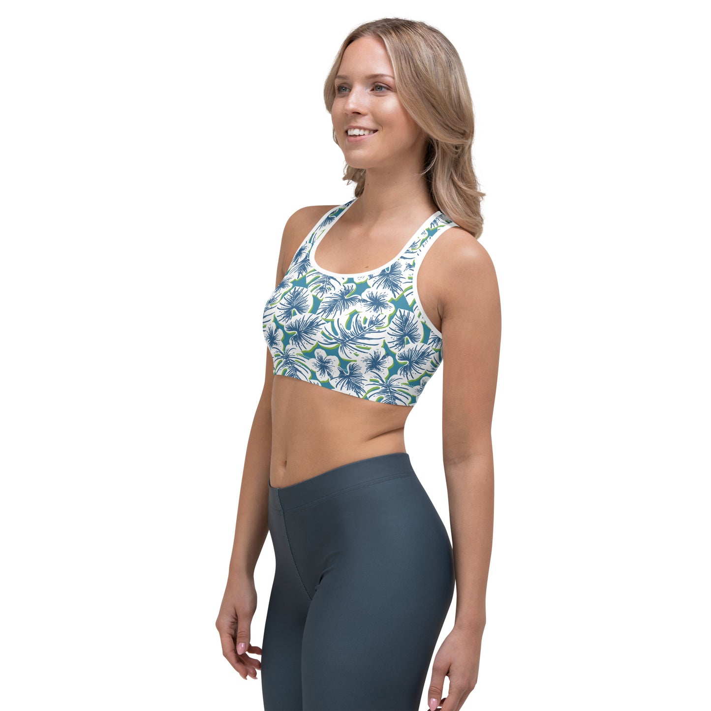 Floral Harmony Sports Bra