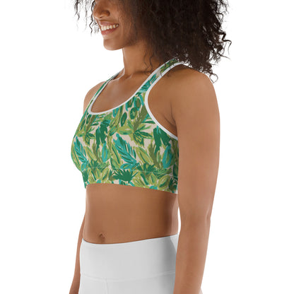 Leafy Luxury Sports Bra