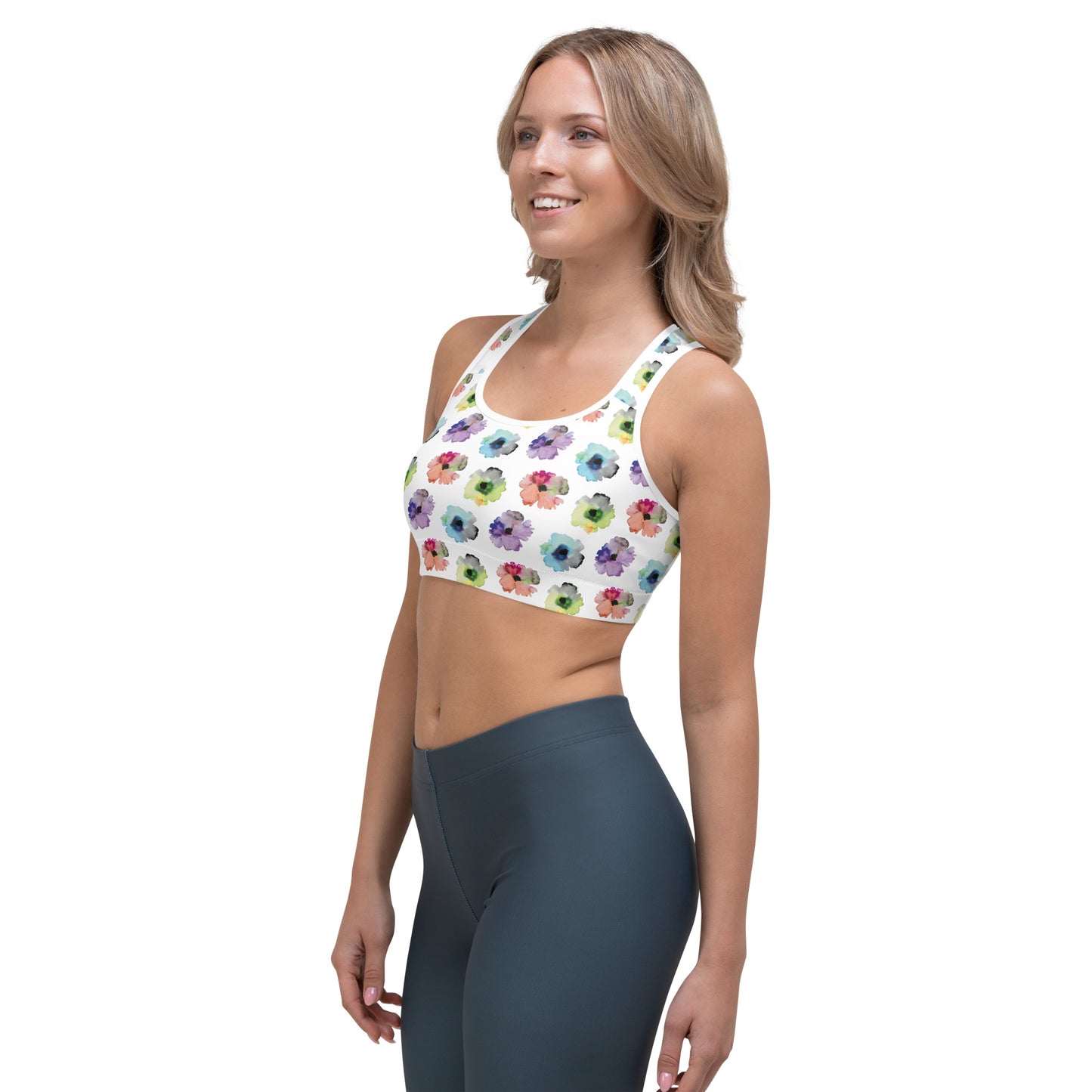 Floral Fiesta Sports Bra