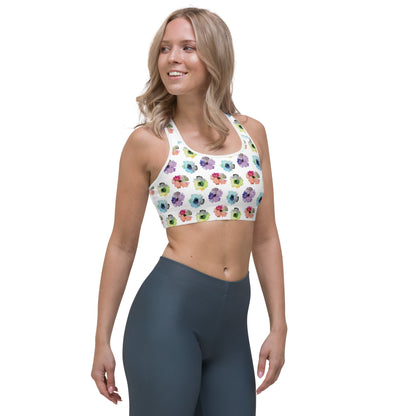 Floral Fiesta Sports Bra