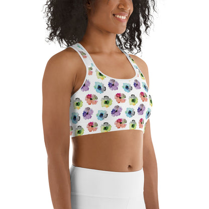 Floral Fiesta Sports Bra