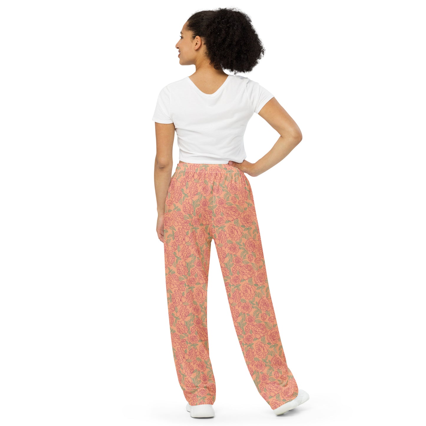 Floral Flavors Wide-Leg Pants