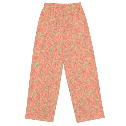 Floral Flavors Wide-Leg Pants