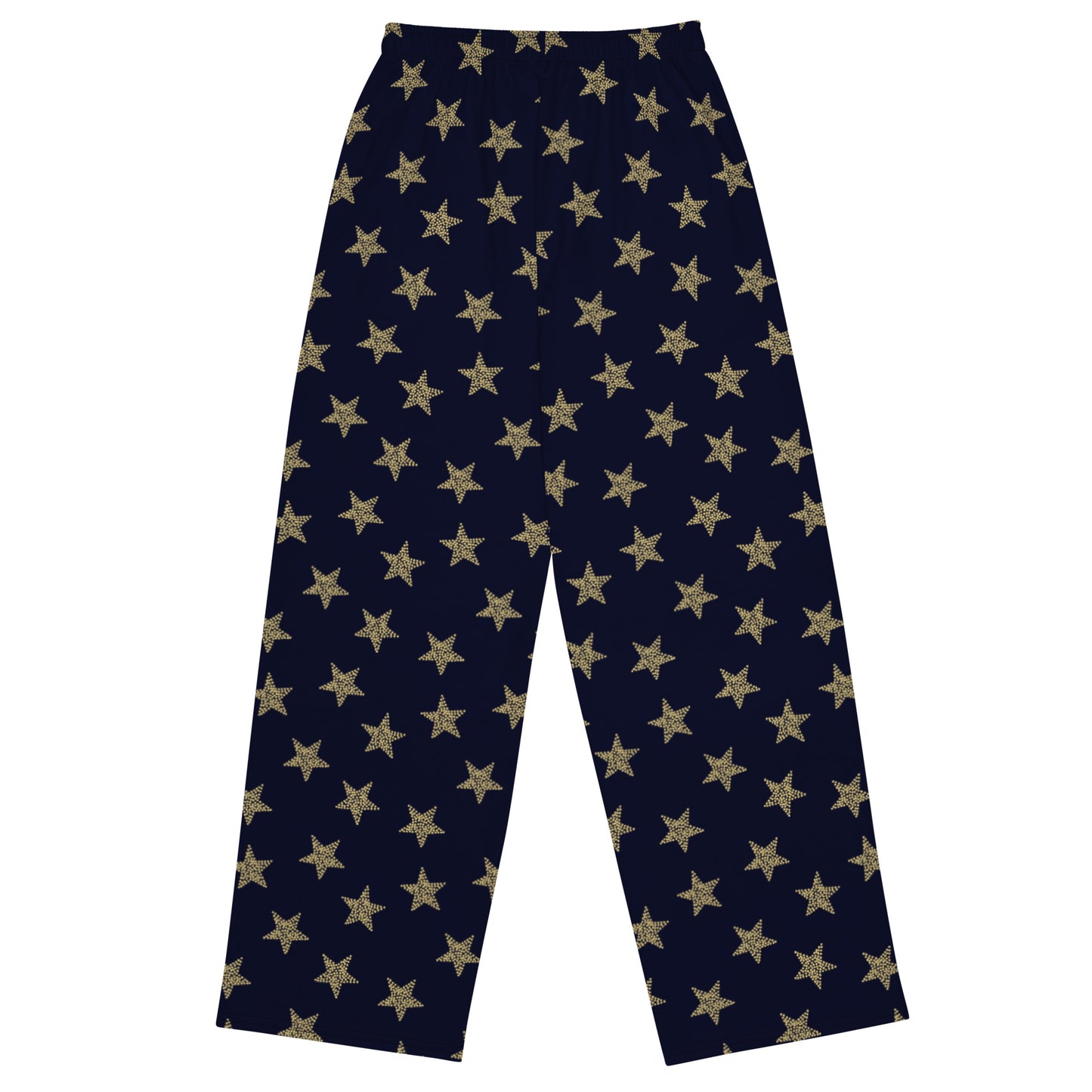 Star Beauty Printed Wide-Leg Pants