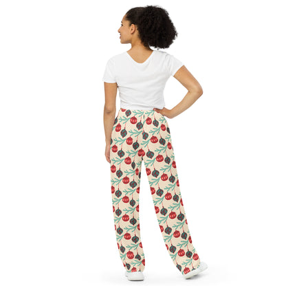 Festive Fashion Wide-Leg Pants