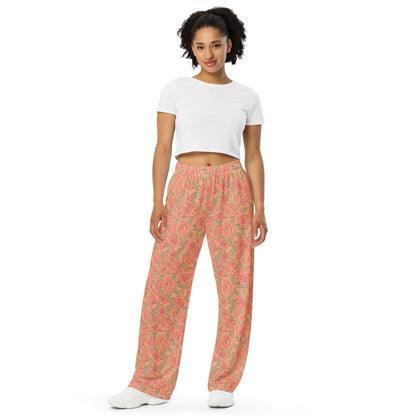 Floral Flavors Wide-Leg Pants