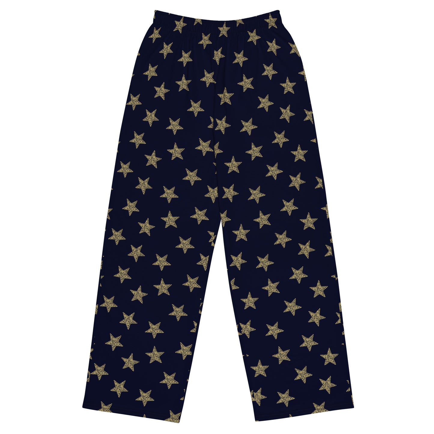 Star Beauty Printed Wide-Leg Pants