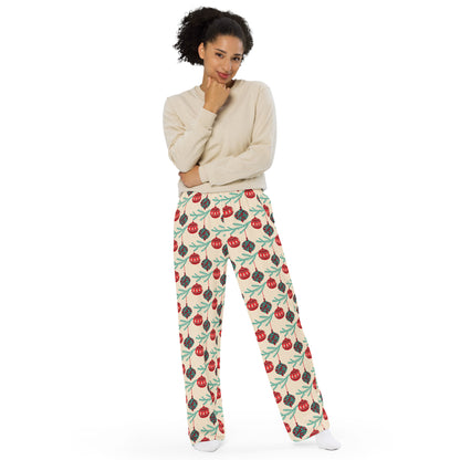 Festive Fashion Wide-Leg Pants