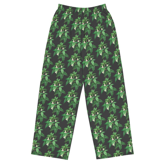 Blooming Nettles Patterned Wide-Leg Pants