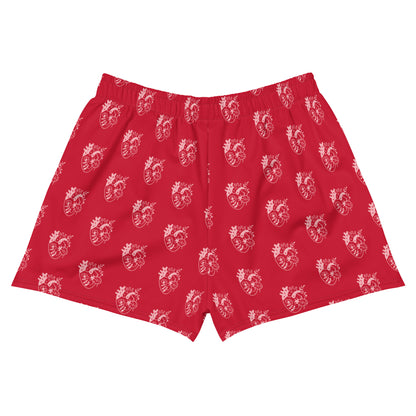 Vermilion Vibe Recycled Athletic Shorts