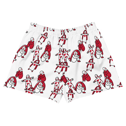 Crimson Script Recycled Athletic Shorts