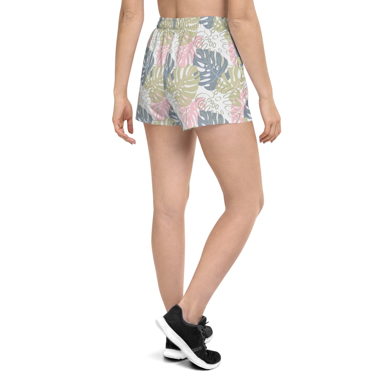 Leafy Whispers Recycled Athletic Shorts