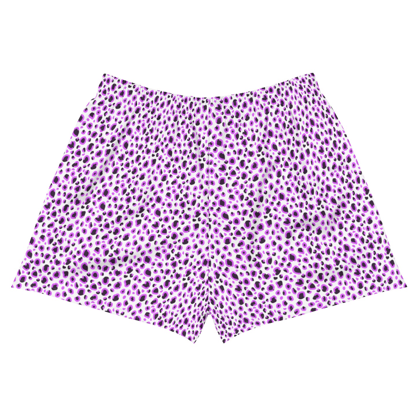 Azure Leopard Recycled Athletic Shorts