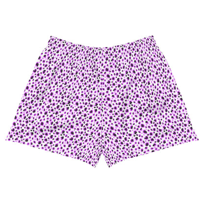 Azure Leopard Recycled Athletic Shorts