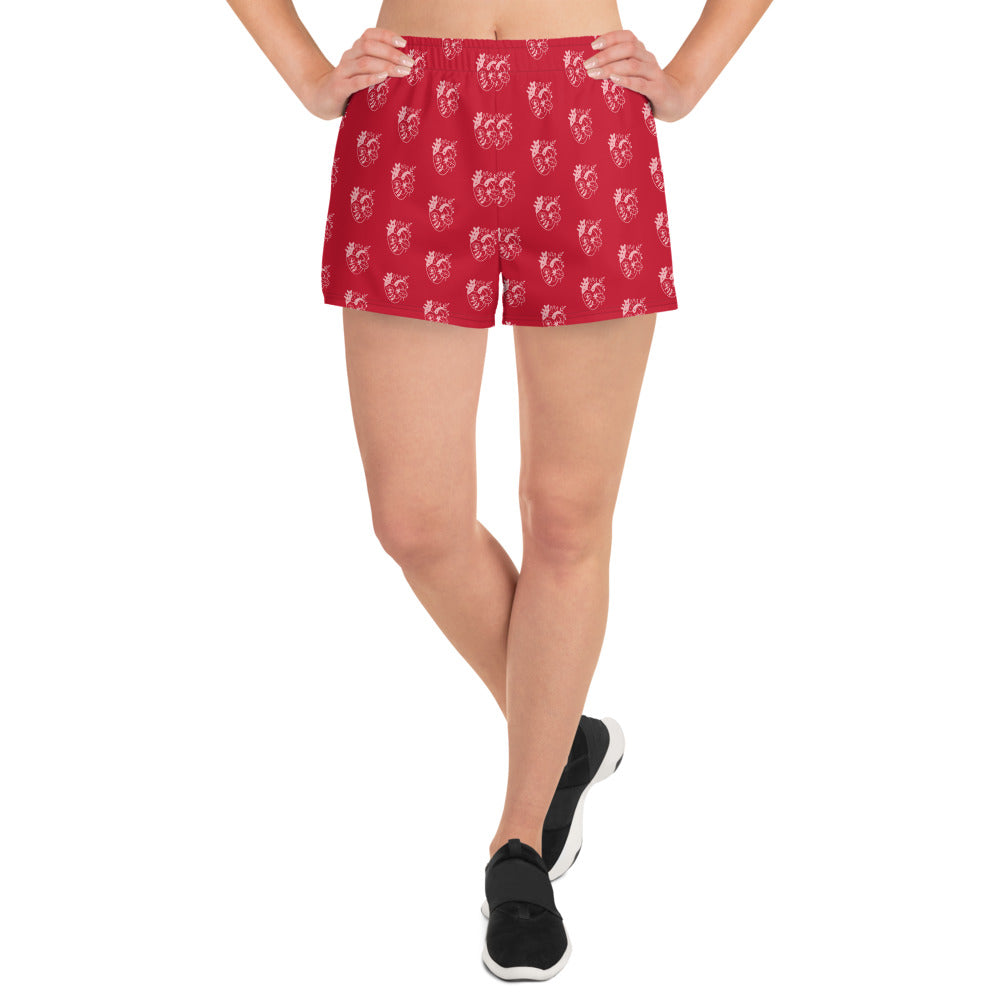 Vermilion Vibe Recycled Athletic Shorts