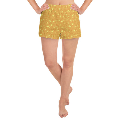 Sunshine Leaves Recycled Athletic Shorts