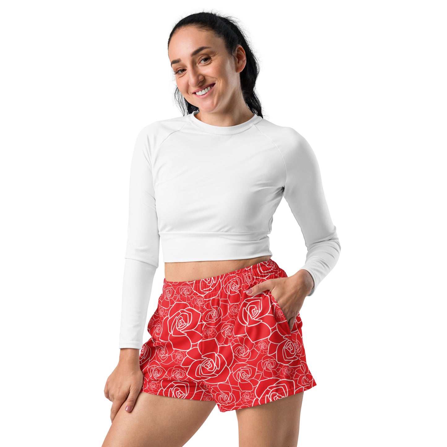 Ruby Garden Recycled Athletic Shorts