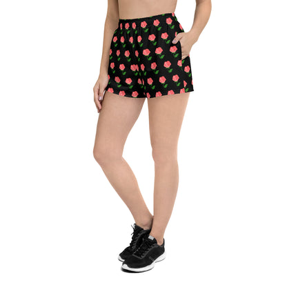 Floral Frenzy Recycled Athletic Shorts