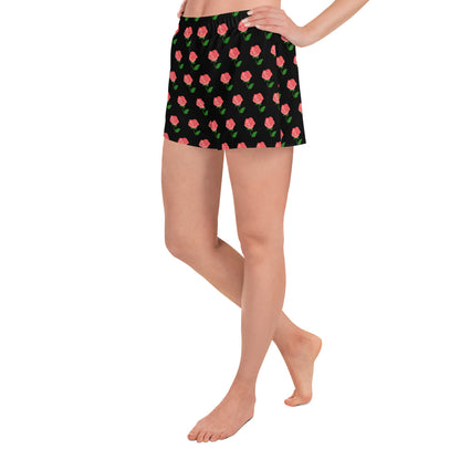 Floral Frenzy Recycled Athletic Shorts