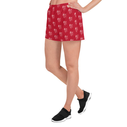 Vermilion Vibe Recycled Athletic Shorts