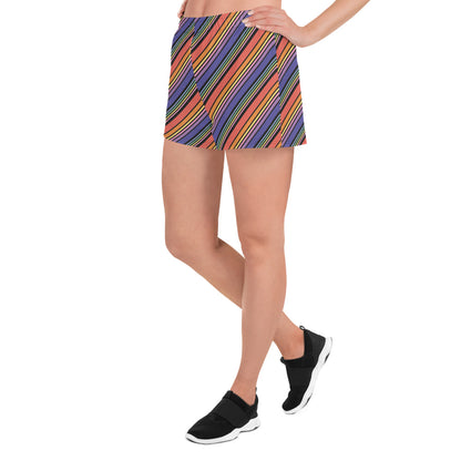 Rainbow Racer Recycled Athletic Shorts