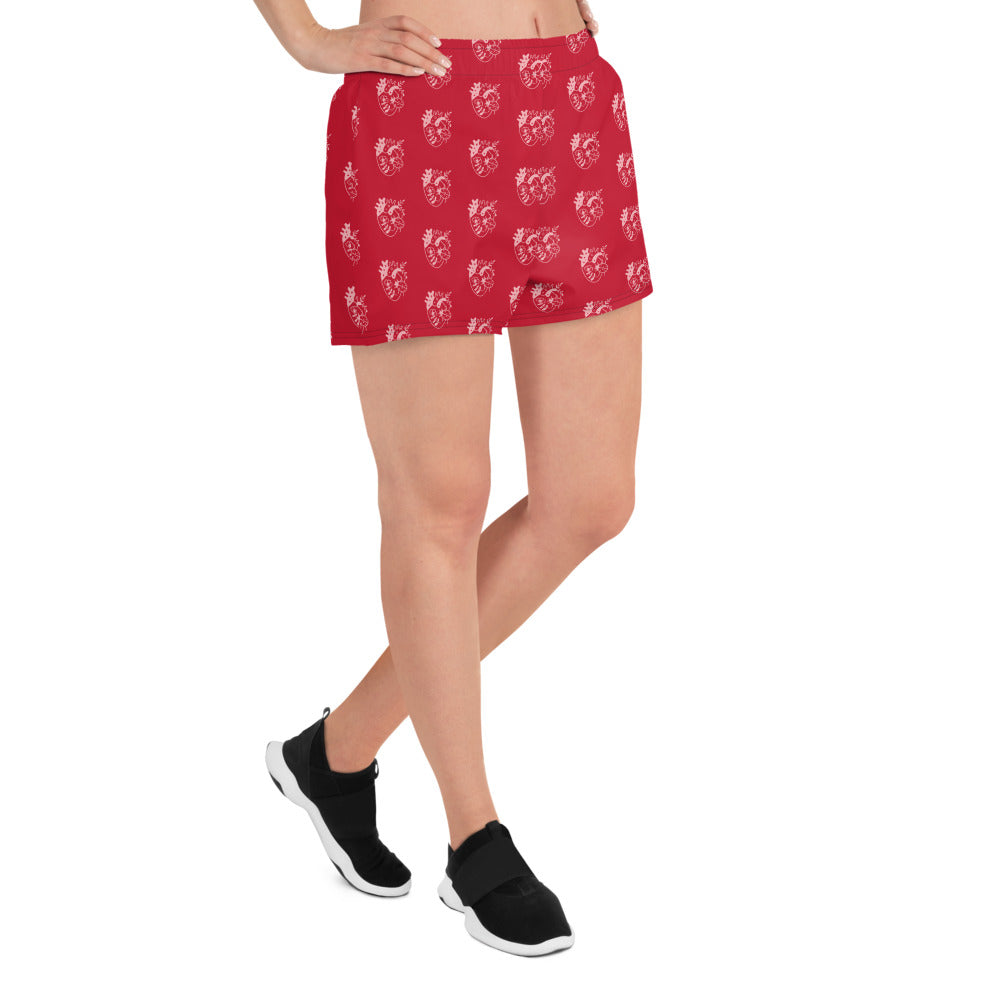 Vermilion Vibe Recycled Athletic Shorts